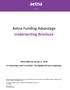 Aetna Funding Advantage Underwriting Brochure