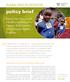 policy brief GLOBAL HEALTH INITIATIVE Improving Ministry of Health and Ministry of Finance Relationships for Increased Health Funding