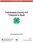 Tuscarawas County 4-H Treasurer s Book