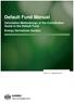 Default Fund Manual. Calculation Methodology of the Contribution Quota to the Default Fund Energy Derivatives Section