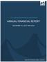 ANNUAL FINANCIAL REPORT