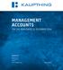 Management Accounts for the year ended 31 December 2016