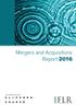 Mergers and Acquisitions Report Lead contributor Patrick Sarch IFLR. international financial law review