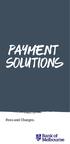 payment SolutiOns Fees and Charges.