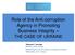 Role of the Anti-corruption Agency in Promoting Business Integrity THE CASE OF UKRAINE