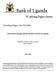 Bank of Uganda. Working Paper Series. Working Paper No. 03/2016. Structural Change and Economic Growth in Uganda. July 2016