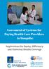 Assessment of Systems for Paying Health Care Providers in Mongolia: Implications for Equity, Efficiency and Universal Health Coverage