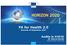 Fit for Health 2.0 Brussels 13 September Audits in H2020 Mr Vittorio Morelli Deputy Head of the CAS
