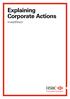 Explaining Corporate Actions. InvestDirect