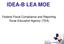 IDEA-B LEA MOE. Federal Fiscal Compliance and Reporting Texas Education Agency (TEA)