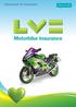 Document of Insurance. Keep me safe. Motorbike Insurance