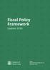 Fiscal Policy Framework