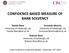 CONFIDENCE-BASED MEASURE OF BANK SOLVENCY