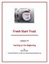 Fresh Start Trust. Lesson #1. Starting at the Beginning. By Richard Geller. Calworth Glenford, LLC dba