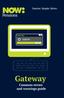 Gateway ERROR! Close. Gateway. Common errors and warnings guide