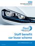 Staff benefit car lease scheme.   NHSFS