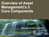Overview of Asset Management s 5 Core Components