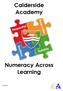 Numeracy Across Learning