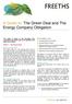 A Guide to: The Green Deal and The Energy Company Obligation