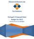 Klisiaris & Klissiaris Lda. Tax Solutions. Portugal s Proposed State Budget for 2013