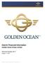 Interim Financial Information. Golden Ocean Group Limited. Second Quarter August 17, 2017