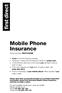 Mobile Phone Insurance Policy Number FD070104M