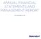 ANNUAL FINANCIAL STATEMENTS AND MANAGEMENT REPORT