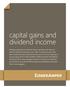 capital gains and dividend income