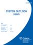 SYSTEM OUTLOOK 2Q2003. September 2003 INSIDE. Ontario Economic Highlights...Page 1. Focus on Interest Rates...Page 2