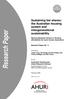 Sustaining fair shares: the Australian housing system and intergenerational sustainability