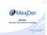 MexDer Mexican Derivatives Exchange. Interactive Brokers Webinar January 20, 2008