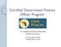 Certified Government Finance Officer Program