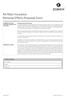All Risks Insurance Personal Effects Proposal Form