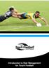 Introduction to Risk Management for Touch Football Touch Football Australia Introduction to Risk Management for Touch Football Page 1 of 41
