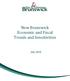 New Brunswick Economic and Fiscal Trends and Sensitivities