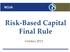 NCUA Risk-Based Capital Final Rule