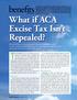 Excise Tax Isn t Repealed?