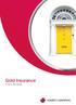 Gold Insurance Policy Booklet