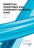 PERPETUAL CHARITABLE AND COMMUNITY INVESTOR FUND