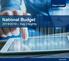 National Budget 2018/2019 Key Insights