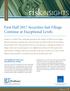 riskinsights First Half 2017 Securities Suit Filings Continue at Exceptional Levels