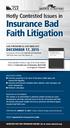 Insurance Bad Faith Litigation