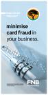 minimise card fraud in your business.