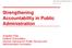 Strengthening Accountability in Public Administration