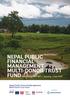 NEPAL PUBLIC FINANCIAL MANAGEMENT MULTI-DONOR TRUST FUND PROGRESS REPORT