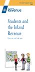 Personal Taxpayer Series IR60. Students and the Inland Revenue. How we can help you