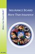 Insurance Board. More Than Insurance. What is Your Church Worth? 2013 Edition