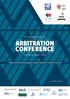 ARBITRATION CONFERENCE