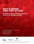 WHAT IS DRIVING TOTAL COST OF CARE?