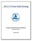 Year End Closing. Orange County Department of Education Business Services